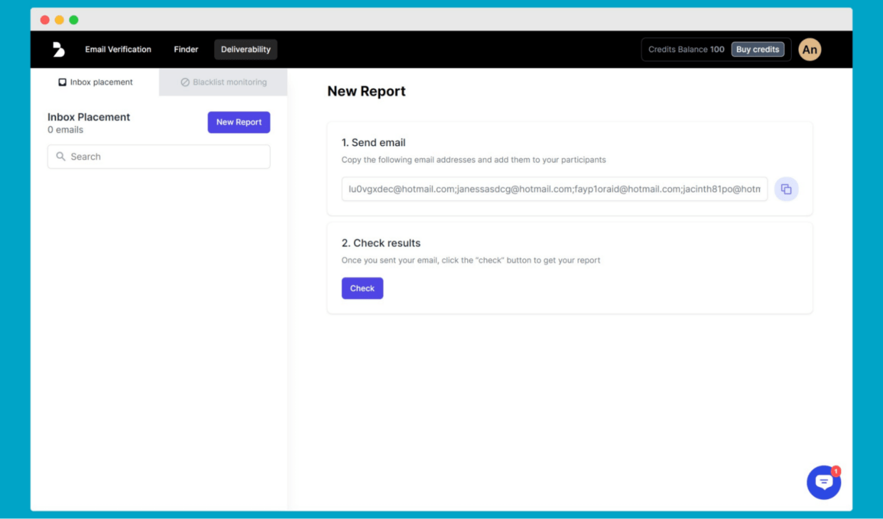 Bounceless dashboard