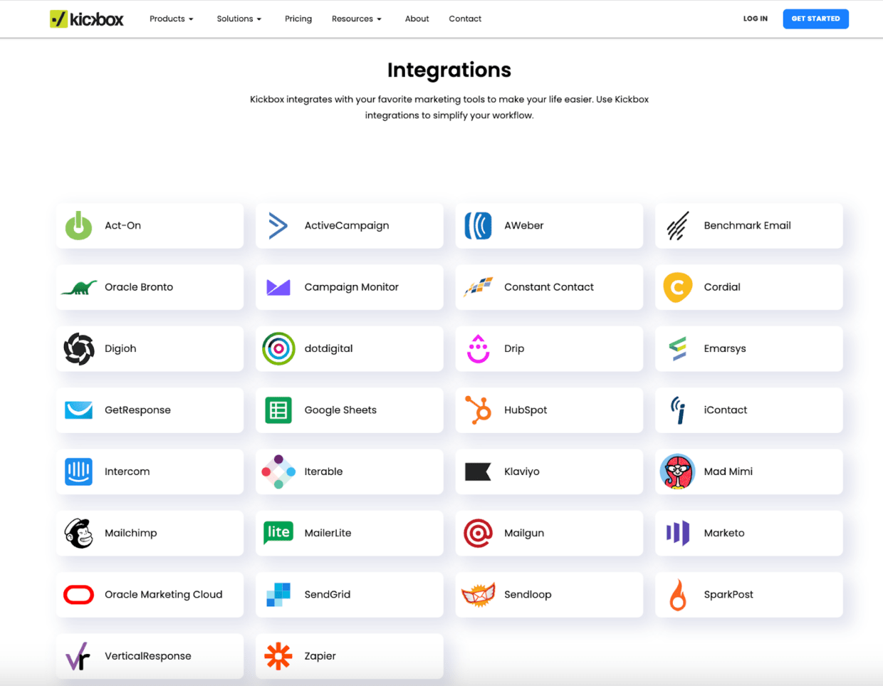 Kickbox integrations