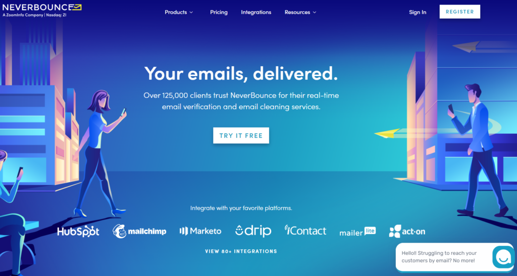 Neverbounce as a EmailListVerify alternative