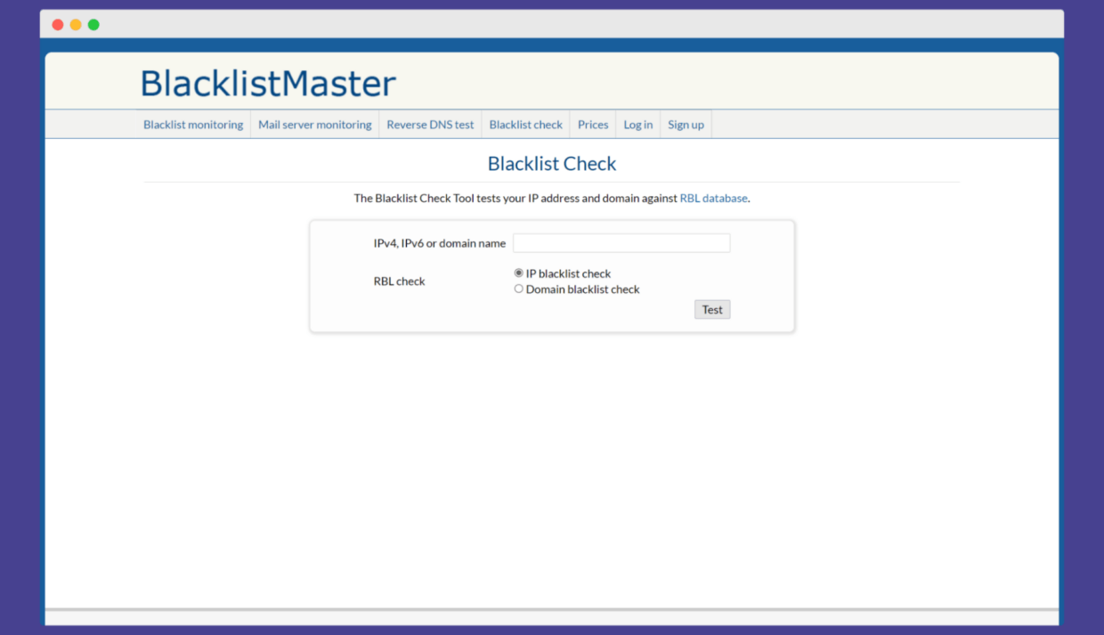 Blacklistmaster website.