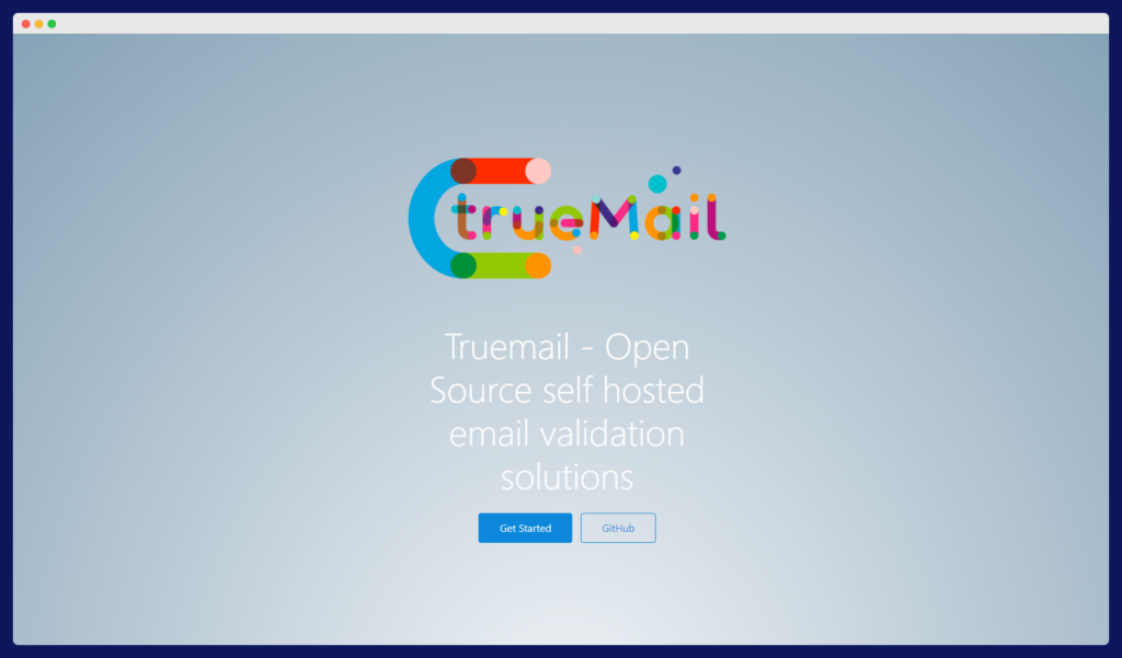 TrueMail - vérificateur de courrier électronique