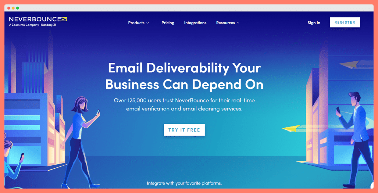 Neverbounce - one of the best free email verifiers.