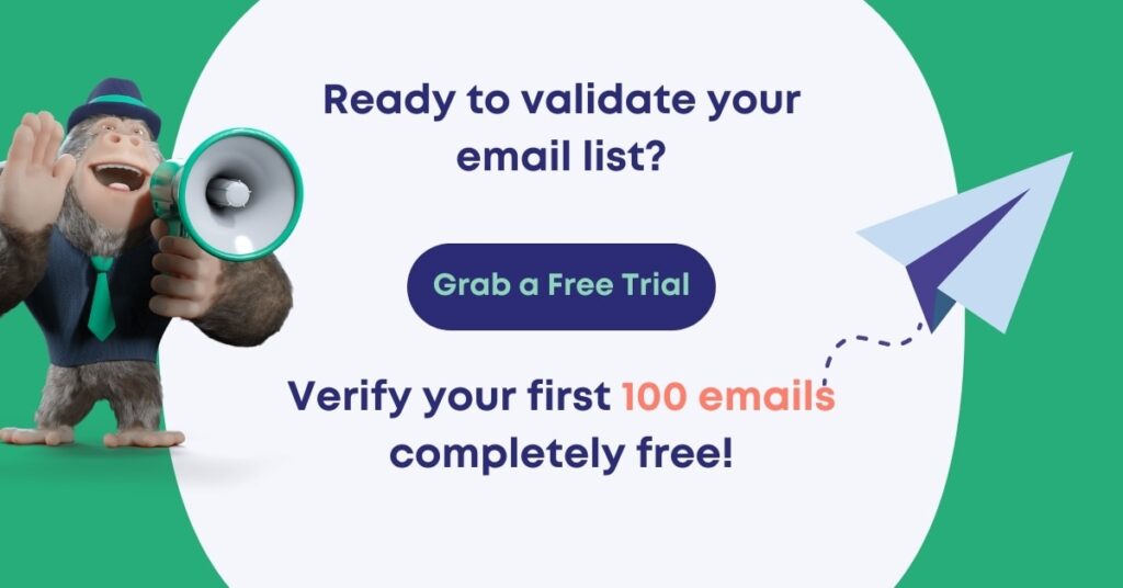 CTA Bouncer: verifikasi email gratis 