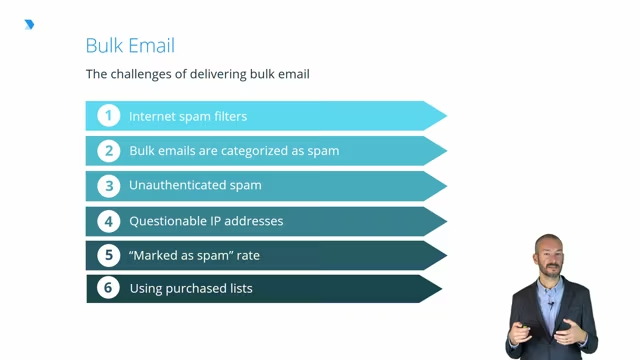 Udfordringer ved levering af masse-e-mails