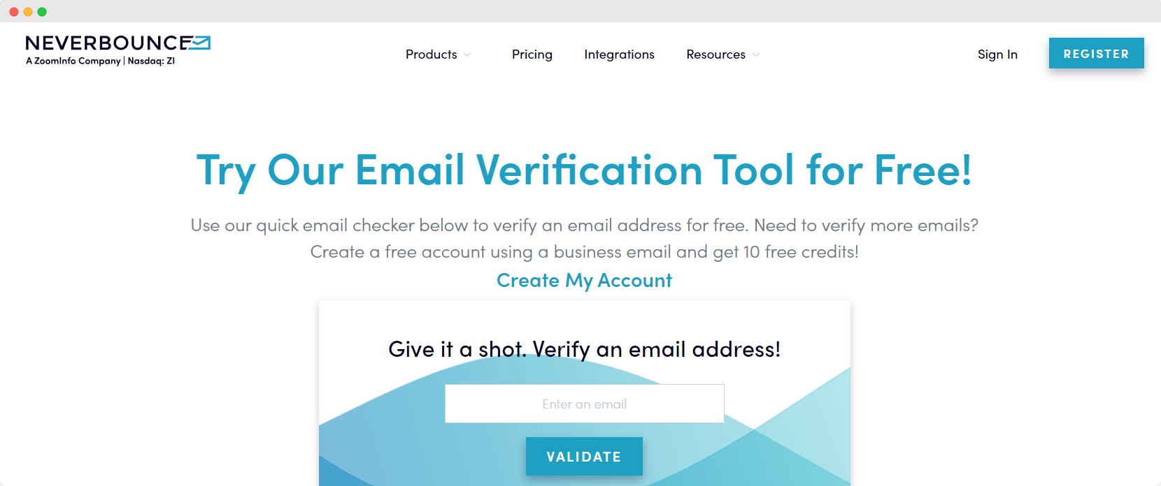 neverbounce email checker