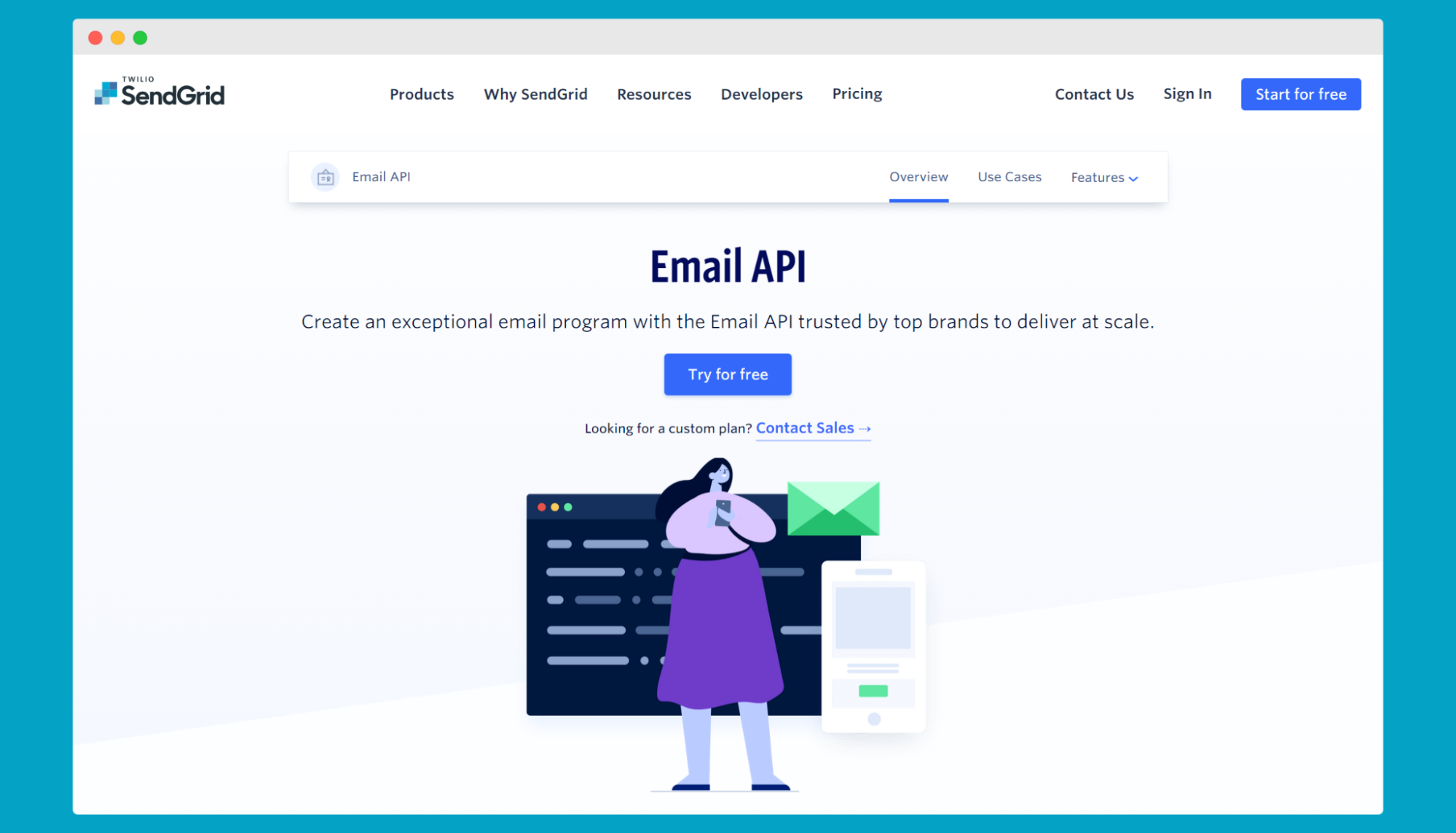 Sendgrid - API для проверки достоверности