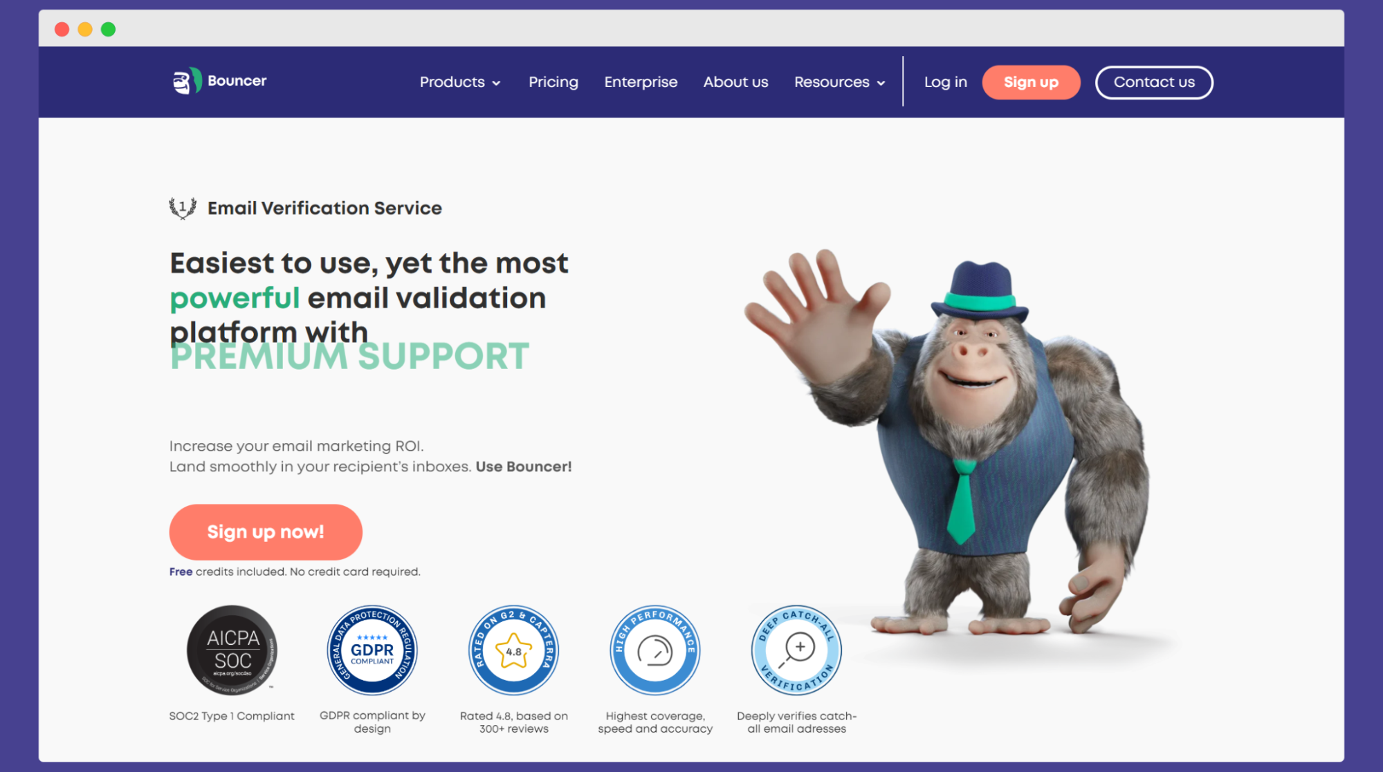 Bouncer - un outil pour le marketing par courrier électronique et le nettoyage des listes de contacts