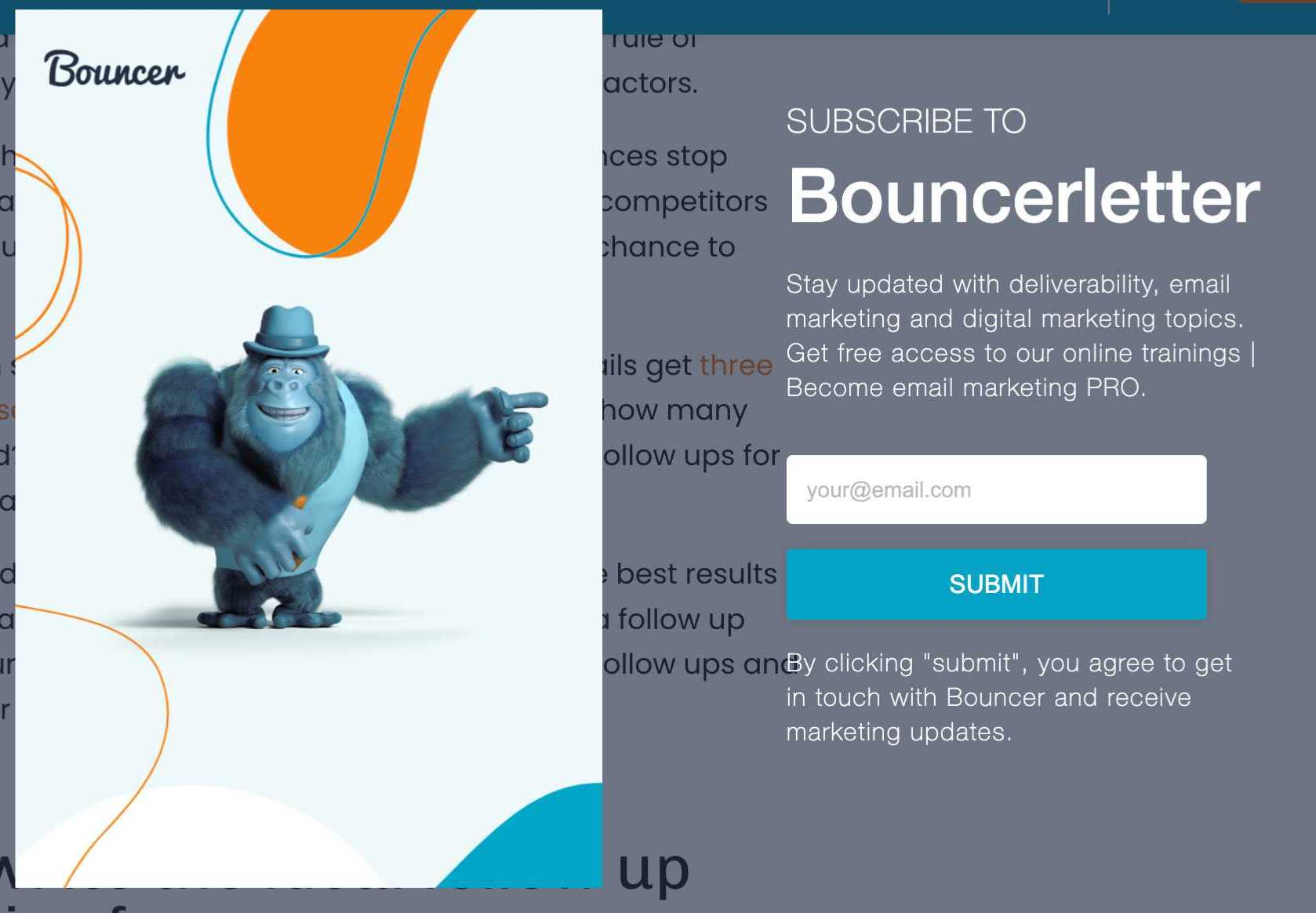 Bouncer opt in