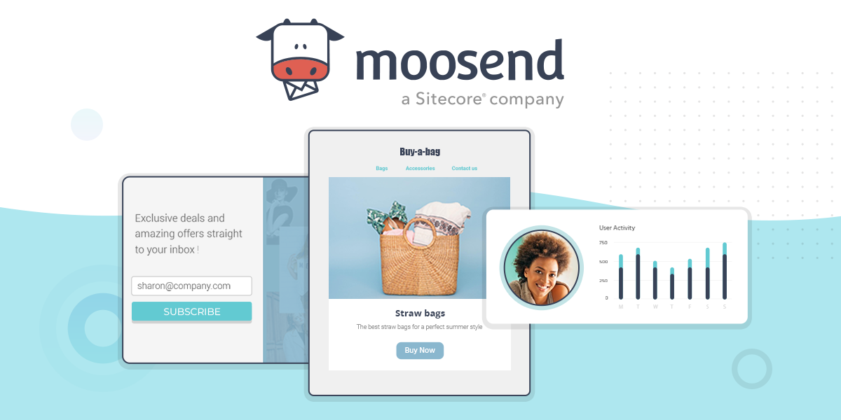 Moosend ca una dintre alternativele Mailchimp