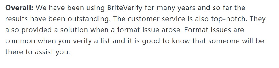 Briteverify Recenze