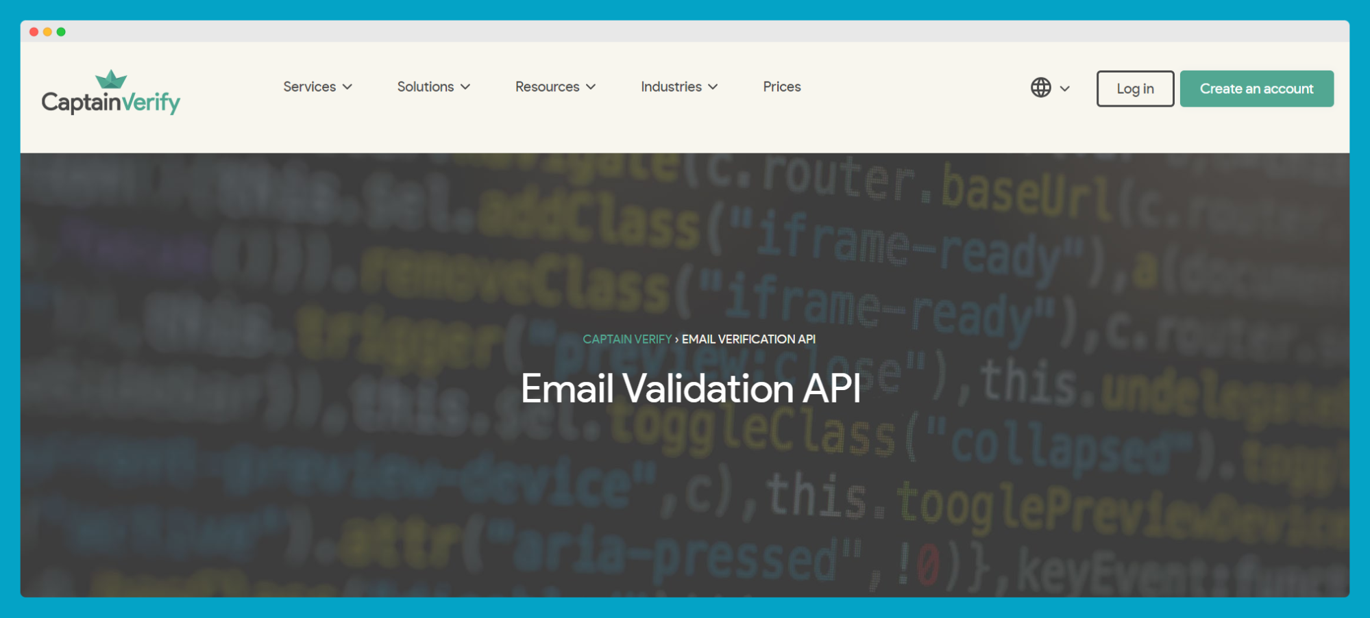 CaptainVerify - validation API