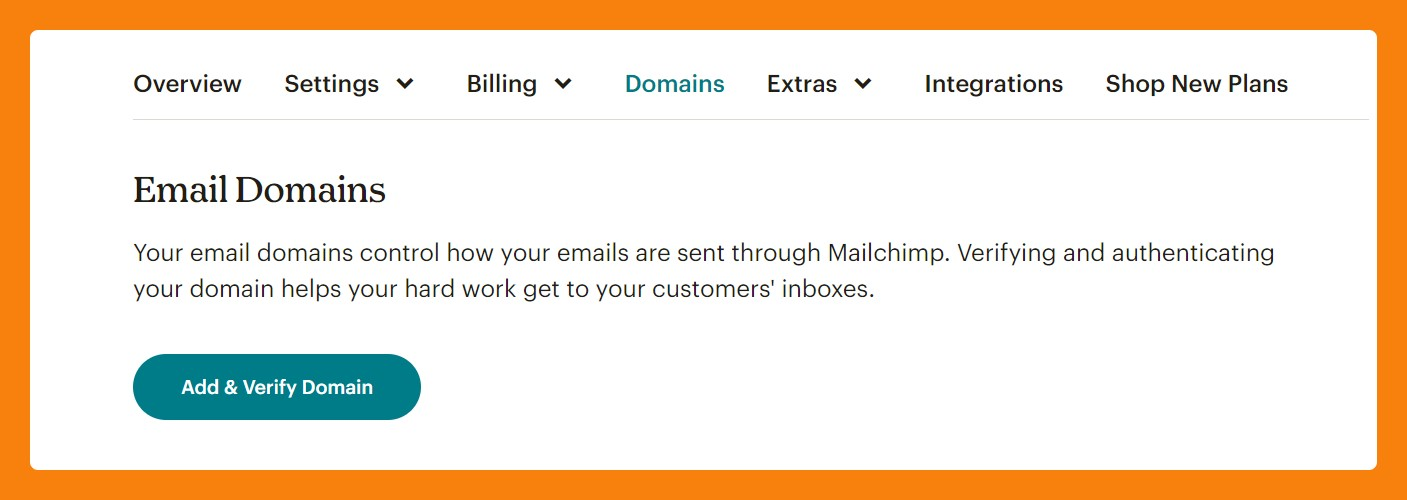 Mailchimp e-mail verificatieproces