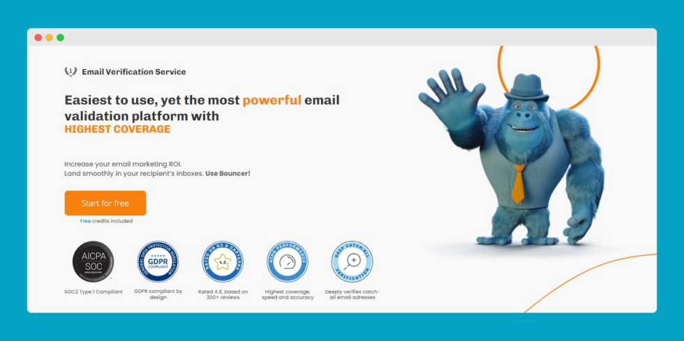 Bouncer - beste e-mailverificatieservice