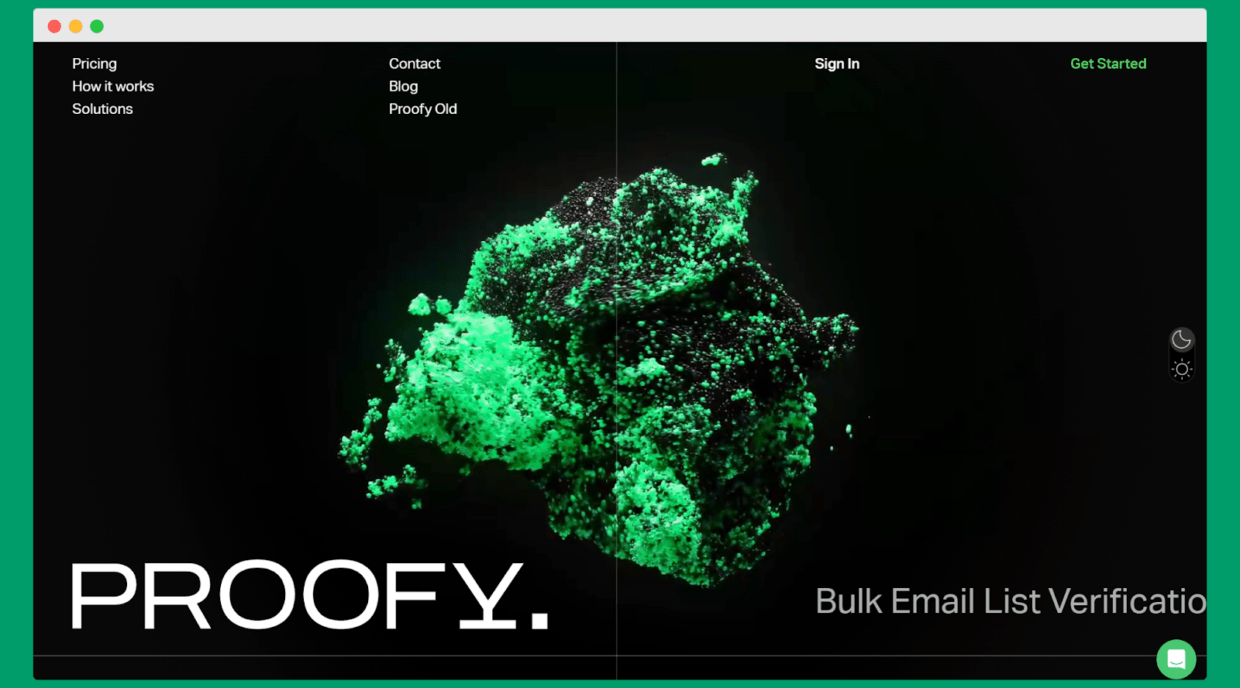 Proofy email verification tool that brings more accurate results - homepage.